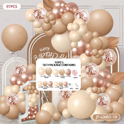 Balloon Chain Arch Set Scene Layout High-End Atmosphere Opening Birthday Party Decorations Anniversary Package