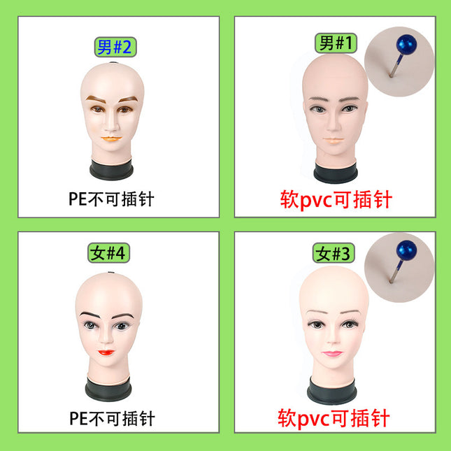 Model head props adult head model lady model wig head model hat head model manufacturers