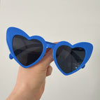 Blue frame, black lens