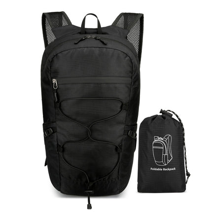 Cross-Border Outdoor Folding Backpack Waterproof Mountaineering Bag Backpack Folding Bag Outdoor Large Capacity Travel Backpack