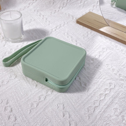 New Fashion Square Silicone Coin Purse Large Capacity Earphone Key Coin Storage Bag Travel Portable Cosmetic Bag