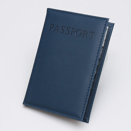 Leather Passport Cover, Passport Bag, Logo Wholesale, English Pu Leather Passport Holder, Amazon Cross-Border Card Holder