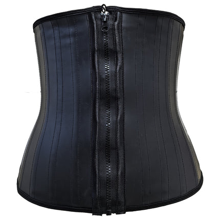 25-Bone Waist Trainer with Zipper and Buckle, Waist Belt, Shapewear, Abdominal Belt, Sports Latex Waist Cincher, Latex Waist Trainer