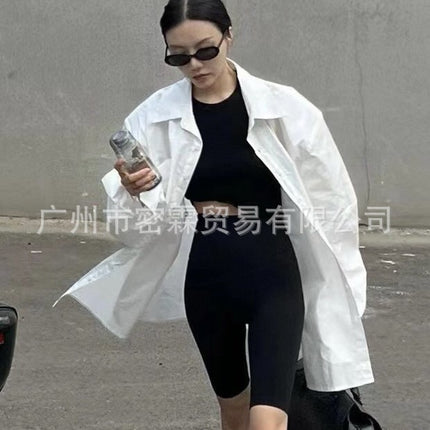 Lulu Original Style Align Series High-Waisted Butt-Lifting Five-Point Shorts Cycling Shorts Yoga Shorts Naked-Feel Fitness