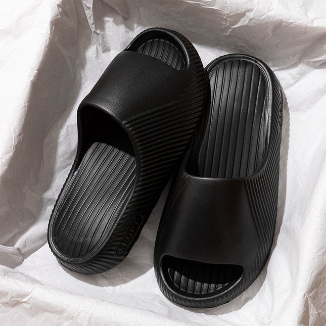 Men's Air-Cushion Sandals, Slippers, Non-Slip Slippers for Bathing, Couple Indoor Home Slippers, Women's Bathroom Slippers, Cross-Border Summer Home Use
