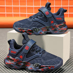 733 dark blue red summer style [double mesh velcro] / Size 28 / inner length about 17.8cm