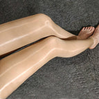 Skin Color-Horse Oil Pants / Closed