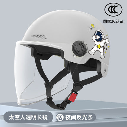 New National Standard Electric Battery Car Helmet for Men and Women Summer Sun Protection Motorcycle Half Helmet Four-Season Universal Safety Helmet New