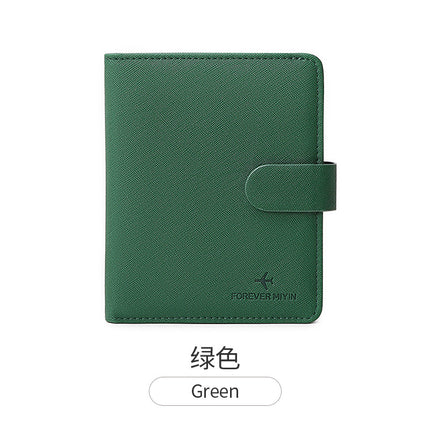Cross-Border 2026 New Rfid Passport Wallet Multi-Functional Credit Card Document Holder Ultra-Thin Portable Travel Passport Holder