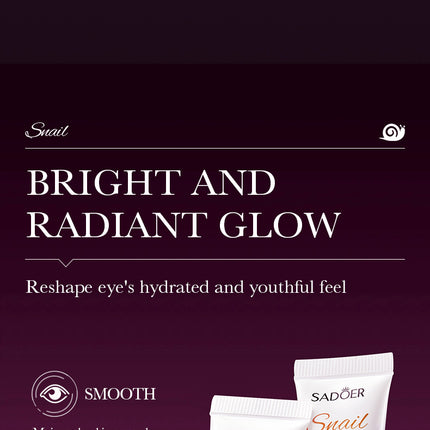 Snail Collagen Eye Cream Anti Dark Circles Remove Eyes Bags Moisturizing Firming Beauty Eyes Skin Care Products