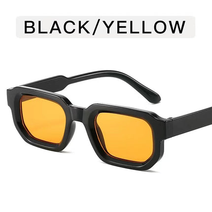 European and American New Box Concave Simple All-match Sunglasses Korean Style High Sense Fashion Men's and Women's Driving Holiday Sunglasses