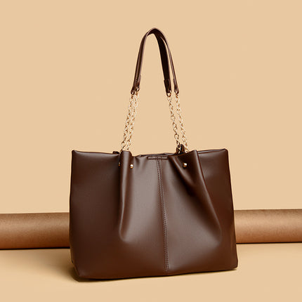 Cross-Border Textured Bags for Women 2025 New Style Women's Bags for Commuting Large Capacity Shoulder Underarm Bags Casual Tote Bags Wholesale