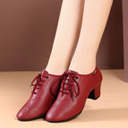 J04 wine red full bottom - 5cm heel height [recommended] / 34