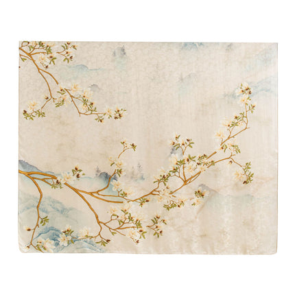 Silk Scarf with Korean Style Atmosphere, New Spring and Summer Printed Lightweight Mulberry Silk Scarf for Women, Versatile Large Shawl