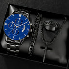 Sequenced black & blue + cross (no gift box)