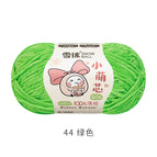 Little cute core 44#Green*/*2.5mm thickness*50g*about 135m*chenille wool