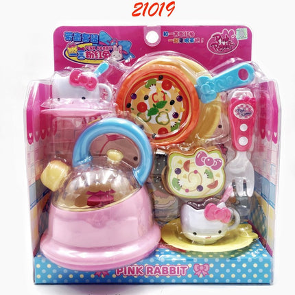 One-word pink rabbit kitchen refrigerator cake dessert shop girl simulation play house toys wholesale mini notebook