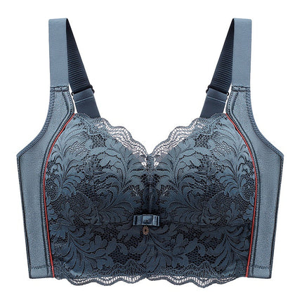 Adjustable Auxilum Straightening plus size Underwear Women's chubby girl Courtyard Bra Large Chest Small Thin