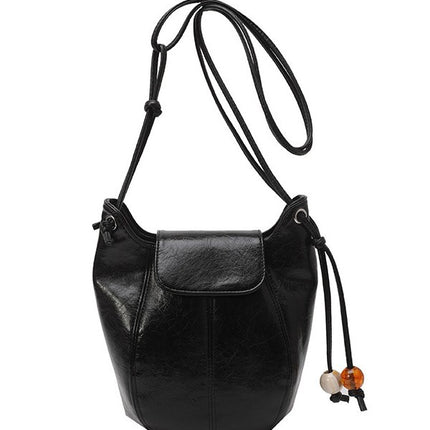 Niche Design Bags for Women 2025 Spring and Summer New Fashion High-End Bucket Bag Simple Casual One-Shoulder Cross-Body Bag for Women