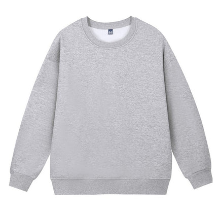 Thickened Lamb Velvet Winter fleece-lined Round Neck Sweatshirt 2024 New Warm Loose All-match Long Sleeve Top for Women