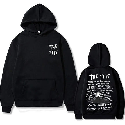 The 1975 about You Graphic Print Hoodies Being Funny in a Fo