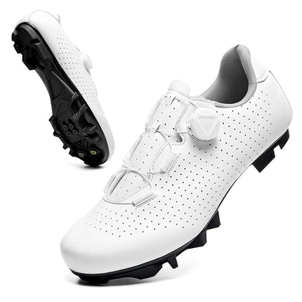 Cross-border supply of luminous color cycling shoes mountain road dual-use bicycle lock shoes professional mountain bike riding
