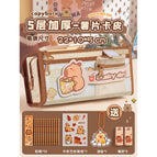 [5-layer kapibala pencil case] advanced model/17-piece set