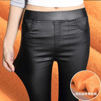 Elastic waist thickened velvet / S