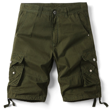 Summer Loose Casual Camouflage Multicolor Tooling Shorts plus size Multi-Pocket Pants