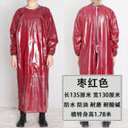 Purplish red beef tendon Coverall / Large size