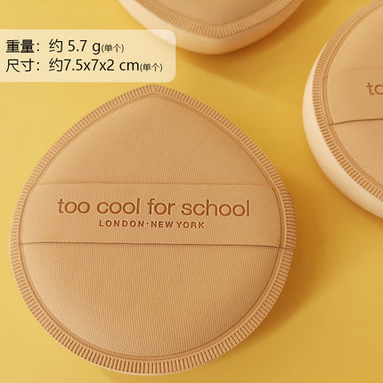 Marshmallow Powder Puff Square Round Air Cushion Powder Puff Liquid Foundation Wet and Dry Sponge Makeup Tool Box High