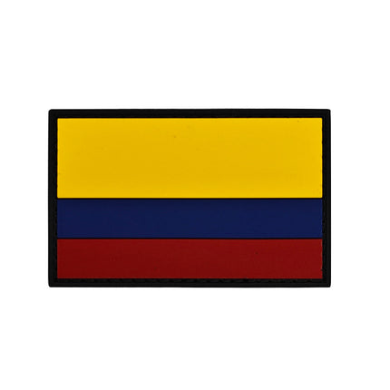 3D PVC Rubber Patch Velcro Badge Silicone National Flag Soft Glue Garment Accessories World Flags