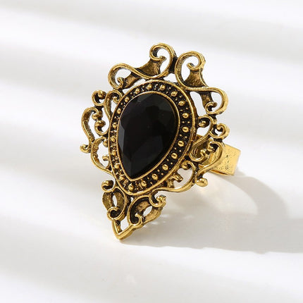 Original fashion men's tie hoop accessories personalized New tie buckle Crown water drop flower ball DIY tie hoop