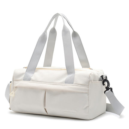 Summer New Small Gym Bag Women's Dry and Wet Separate Shoulder Bag Sports Bag Yoga Bag Shoe Bin Luggage Bag Printed logo