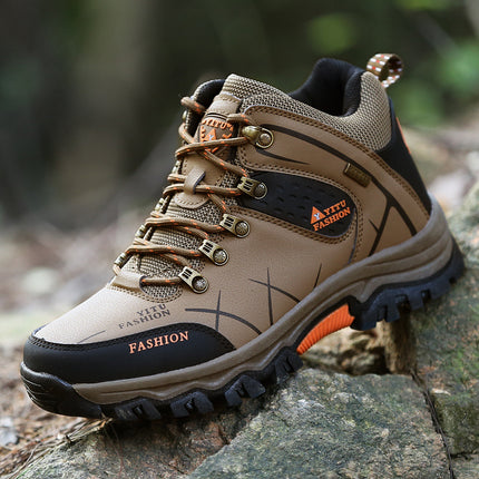 Cross-Border Recommendation for Autumn and Winter Men's Low-Top Outdoor Mountaineering and Hiking Sports Shoes, Men's Non-Slip and Wear-Resistant Work Boots