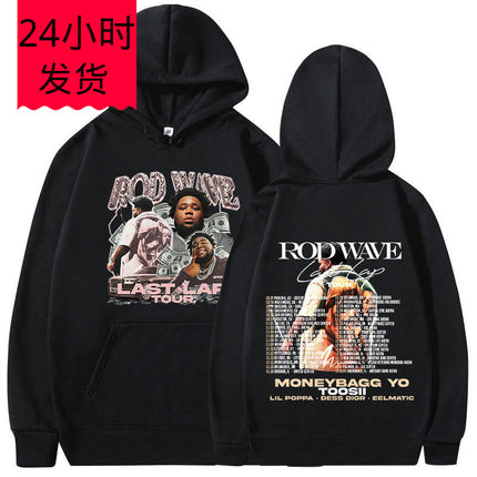 Rapper Rod Wave Last Lap Tour Graphic Hoodies Men Women Clot