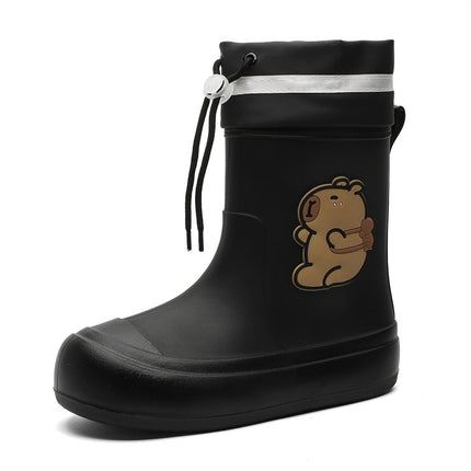 Quality Kapibara Cute Children's Rain Boots for Boys and Girls, New Lightweight Waterproof Shoes for Older Children