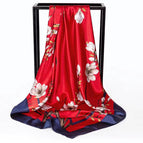 90 silk scarf-Figure 13# / 90*90cm