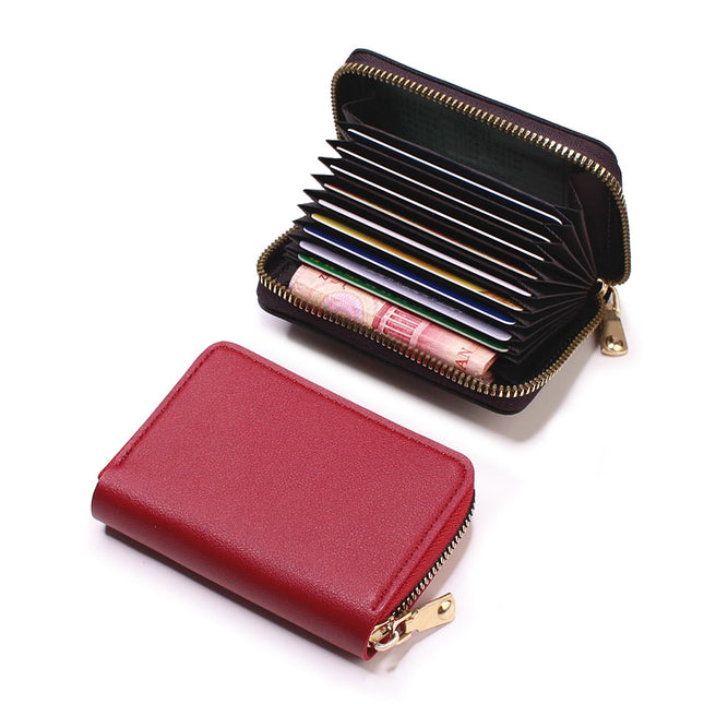2021 New Card Holder Women's Large Capacity Multi-Card Slot Card Holder Compact Men's Wallet Card Holder Card Holder Coin Purse