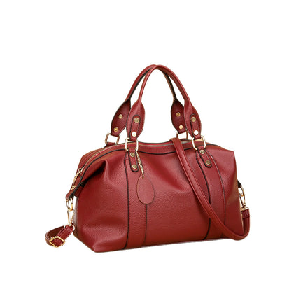 2025 Women's Bag Large Capacity Commuter Handbag New Women's Bag Versatile Pure Color Soft Surface Pillow Bag Women's Crossbody Bag