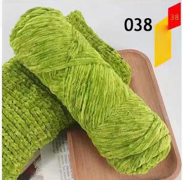 100g Chenille Velvet Thick Yarn Ball for Hats, Scarves, Sweaters, Crochet Shoes, DIY Knitting Materials, Hand Knitting