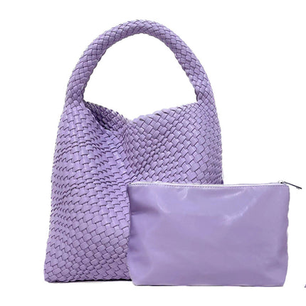 Cross-border Woven Bag Women's Tote Bag Large Capacity Vegetable Basket Bag Shopping Bag General Bag Women's All-match Bag 61