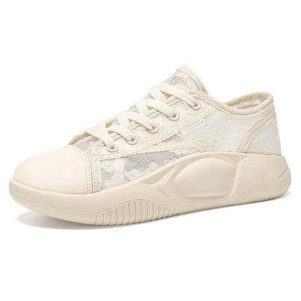 2025 Shake Voice Live high quality Entity Hollow Big Eye Mesh Flower Sports plus size Women's Shoes Outdoor Running Shoes