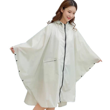 Raincoat Cloak Outdoor Adult Fashion Men and Women Hiking Electric Motorcycle Riding Portable Waterproof Poncho