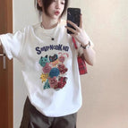 White (smvp multicolor dog) / S (recommended to wear 37.5-50kg years old)