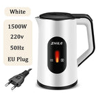 White - automatic power-off eu plug (european plug)