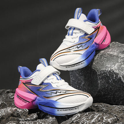 Elementary School Students, Junior High School Students, Physical Education Class Running Shoes, Sports Shoes, Casual and Versatile Summer New Trendy Mesh Shoes Velcro