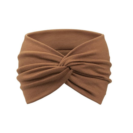 Bohemian Women Extra Wide Headband Turban Hair Bundle Non-Slip Bohemian Elastic Hairband Twist Knot Hairband Hair Accessories