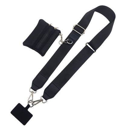 Hot-selling mobile phone strap replaceable detachable hand strap with coin purse mobile phone lanyard Amazon cross-border