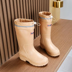 Khaki drawstring shoes / 36
